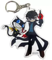 【中古】キーホルダー ジョーカー＆モナ アクリルキーホルダー 「PS5/PS4/Switchソフト ペルソナ5 タクティカ」 アニメイト購入特典