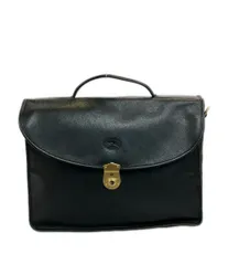 ロンシャン ブリーフケース ハンド PC ビジネス バッグ 革 黒 FS112