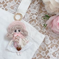 カントリードール♡ハンドメイド♡お人形♡ベージュ薔薇柄英字♡ UqdZtb6ak3PPLeKzGRB9aW.jpg@jpg