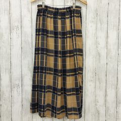 【 ROPE' PICNIC 】ロペピクニック ビッグチェックロングスカート ベージュ M