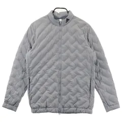 サイズ：M ADIDAS GOLF アディダスゴルフ 2023年モデル ダウンジャケット  グレー系 [240101403462] ゴルフウェア メンズ ストスト