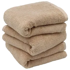 【新着商品】hiorie(ヒオリエ) ミニバスタオル 日本製 ホテルスタイルタオル 3枚セット モカ 50×100cm 無地 瞬間吸水 小さめ タオル セット 耐久性 綿100% 【選べる18色】 泉州タオル