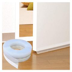 すき間風防止テープ ドア下部シールテープ 冷暖房効率アップ 省エネ 騒音軽減 ホコリ侵入防止 隙間目隠 半透明 お徳用5m