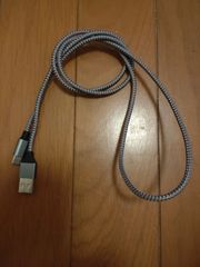 赤青黒灰 4色 USB TypeB 充電ケーブル 全長103cm（別売り）