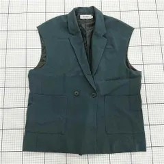 ◇ Θ MONO-MART モノマート ゆったり ベスト ジレ サイズＭ ブルー系 メンズ E  【1509100079248】のサムネイル