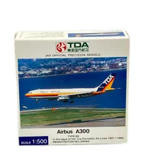 美品 航空機模型 1/500 東亜国内航空 エアバス A300 B2
