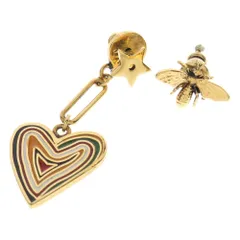 ✨一点物・超美品✨ディオール ビー 蜂 ピアス ストーン ゴールド Christian Dior クリスチャンディオール ピンブローチ 蜂 ビー