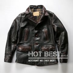 馬革 ホースハイド ブレーキマンジャケット カーコート - メルカリ