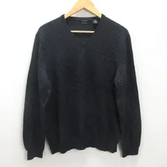 D■カルバンクライン/Calvin Klein Jeans ウールニット セーター 【L】濃灰/MENS/7【中古】■