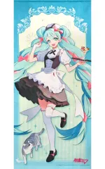【中古】タペストリー 初音ミク 等身大タペストリー cafe 「VOCALOID 初音ミク TREE VILLAGE CAFE」