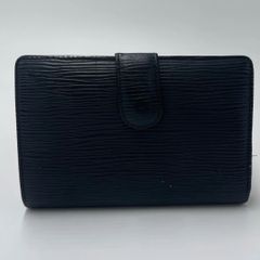 LOUIS VUITTON ルイ ヴィトン エピ ポルトフォイユ ヴィエノワ がま口 ガマ口財布 3つ折り財布レザー ノワール 黒 ブラック M63242