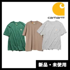 carhartt/カーハート Workwear ビッグシルエット ワンポイントロゴ ポケ付き半袖無地Tシャツ K87 / 63723695