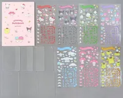 【中古】グッズセット 集合 推し活ノート＆デコシールセット 「サンリオキャラクターズ」 サンリオ エンジョイアイドルシリーズ 推し活ノート＆デコシールセットBOOK 付録