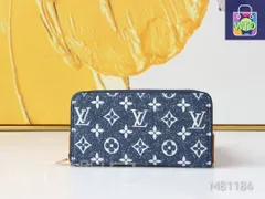 【今日特価】Louis Vuitton ルイ・ヴィトン モノグラムデニムウォレットシリーズ ジャガードデニムと牛皮を採用する