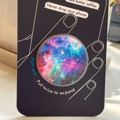 ポップソケッツ POPSOCKETS Blue Nebula スマホリング ブルー 宇宙　青星雲