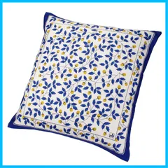 【特価セール】洋風 洗える いちご柄 銘仙判(55X59cm) 】座布団カバー 日本製 西川 ブルー 【 PG02083095 nishikawa