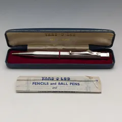 【流行商品】1965年 英国 ヤード・オ・レッド ヘキサゴン 純銀ペンシル 筆記具