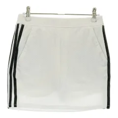 サイズ：M ADIDAS GOLF アディダスゴルフ GM3782 インナー付きスカート  ホワイト系 [240101379030]# ゴルフウェア レディース ストスト