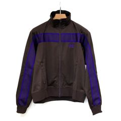 【楠本質店/元住吉】未使用品　ニードルス/Needles　ビームス/BEAMS　MR466　トラックジャケット　ブラウン x パープル　サイズ:S