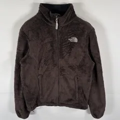 古着 ザ・ノースフェイス THE NORTH FACE フリースジャケット ボア フルジップ ワンポイントロゴ刺繍 S  ブラウン レディース