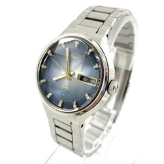 SEIKO セイコー kingseiko キングセイコー VANAC バナック 5626-7160 デイデイト SS/AT ブルー文字盤 メンズ腕時計 稼働品【OE-937】