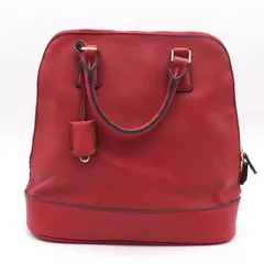 ペレンネ リュックサック ショルダーバッグ ハンドバッグ 3way 鞄 カバン レディース レッド PERENNE 【中古】