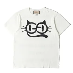 希少 イグナシ・モンレアル ◎GUCCI グッチ　Tシャツ　猫　ネコ　カットソー 希少 イグナシ・モンレアル ◎GUCCI グッチ Tシャツ 猫 ネコ