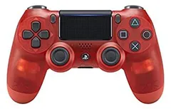 【中古】 ワイヤレスコントローラー (DUALSHOCK 4) レッド・クリスタル