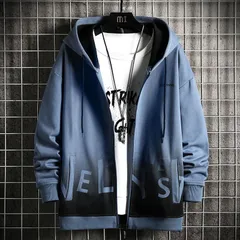 パーカー メンズ 長袖 ジップ グラデーション トレーナー スウェット プルオーバー 春秋冬服 ゆったり フード付き おしゃれ シンプル レイヤード トップス yiyun02