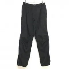 【美品】オークリー パンツ 黒 細格子柄 蓄熱裏地 裾ドローコード  メンズ M ゴルフウェア Oakley