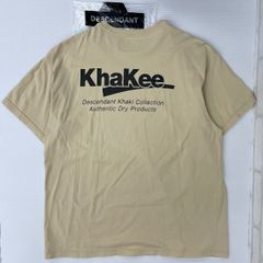 【XL(4)/22SS】DESCENDANT KhaKee SS/ディセンダント ショートスリーブ 半袖 Tシャツ  カットソー/ベージュ系/品番:221ATDS-STM04S/※柔軟剤系の匂い移り 服飾 (68-2025-0430-KO-006)