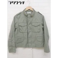 ◇ OPAQUE.CLIP オペークドットクリップ ジップアップ ジャケット ブルゾン サイズ36/S カーキ系 レディース 【中古】 【1105060007187】
