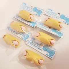 昭和レトロ　平成レトロ　レア　夢のある　消しゴム　バナナロール　6個セット　まとめ売り　①