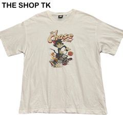 THE SHOP TK トムとジェリー TOM and JERRY レトロ クラシック イラスト 5分袖 オーバーサイズ メンズ レディース Tシャツ XLサイズ