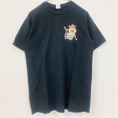 古着 used　GILDAN　ギルダン　タズマニアン・デビル　半袖ワンポイントTシャツ　バックプリント　黒　ブラック　Mサイズ