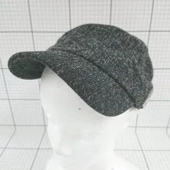 ◇ ⊇ VARZAR バザール カジュアル シンプル ロゴキャスケット ブラック系 サイズフリー メンズ E  【1508060020901】