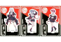 【中古】アクリルスタンド・アクリルパネル 全3種セット コラボ書き下ろし アクリルスタンド 「Re：ゼロから始める異世界生活×ラウンドワン」