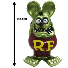 D*K様 ラットフィンク エイトボール 貯金箱 廃盤レア物 ラットフィンク Rat Fink コイン バンク (貯金箱) スタチュー
