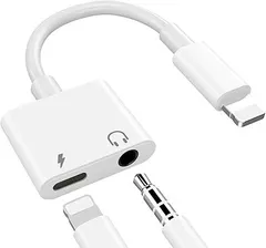TOMPOL MFi認証 iPhone ライトニング イヤホンジャック IOS16対応 2IN1 充電 音楽を聴く 変換アダプタ 内臓チップ 3.5MM 交換 iPhone14/13/SE/12/11/XS MAX/XS/X/8/8plus/7/7plus適用