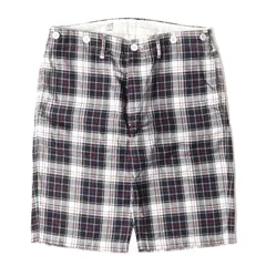 visvim ビズビム パンツ サイズ:M F.I.L限定 タータンチェック コットン ショーツ MESS SHORTS ネイビー ブラック ホワイト ボトムス ショートパンツ ズボン ブランド カジュアルのサムネイル