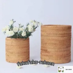 ヤマカワラタン ダストボックス カゴ 籠 山川譲　籐 ゴミ箱 山川ラタン ヤマカワラタン ダストボックス カゴ 籠 山川譲 籐 ゴミ箱 山川