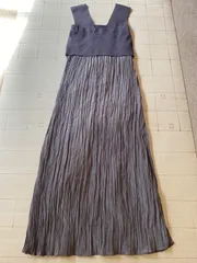 ト2509-①-5116 フレイアイディー　FRAY I.D ニットコンビワンピース　F