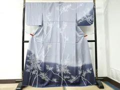 平和屋着物●訪問着　枝木文　暈し染め　正絹　逸品　CAAU2443yc