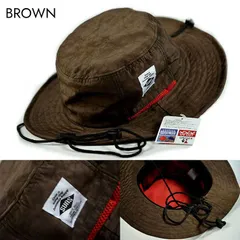 サファリハット メンズ 釣り 帽子 ハット レディース SUNS(サンズ) 撥水 NEK H-051 大きいサイズあり キッズ 子供 UVカット アドベンチャーハット 父の日 贈り物 プレゼント ユニセックス アウトドア BROWN(H_051)