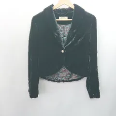◇ Laura Ashley ローラアシュレイ 長袖 ジャケット サイズ7 ブラック レディース E  【1407020047593】