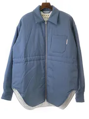 MARNI マルニ 20AW ウールソリッドパデットシャツシルエットブルゾン CUMU0188W0 ブルー 40のサムネイル
