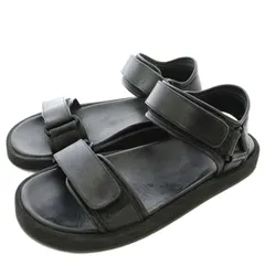 【THE ROW 】新品未使用　袋付き サンダル　美品　36サイズ THE ROW(ザロウ) サンダル ブラック サイズ 36｜【公式