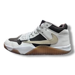 Travis Scott × NIKE Jordan Jumpman Jack TR "Sail and Dark Mocha" ジャンプマンジャック ローカットスニーカー トラヴィススコット ナイキ コラボ FZ8117-100 ダークモカ 27cm