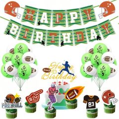 ネコポス便 ラグビー　誕生日バルーン　 バルーン　ガーランド　室内飾り