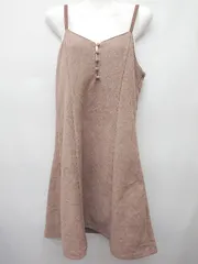 ◇ MAJESTIC LEGON マジェスティックレゴン ミニ丈 キャミソール ワンピース サイズM ブラウン レディース P  【1407100000814】のサムネイル